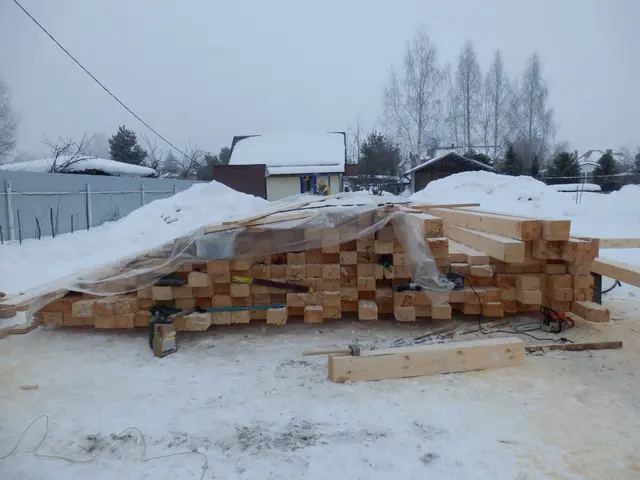 Строительство дома из бруса 9х9 в Орехово Зуевском районе г. Ликино Дулево — фото 1