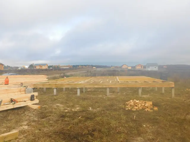 Строительство дома из бруса по проекту ДБ102 в Истринском районе д. Зеленково — фото 1