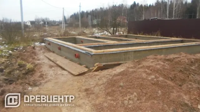 Строительство дома из бруса по проекту ДБ82 в Солнечногорском район д.Кочергино — фото 1