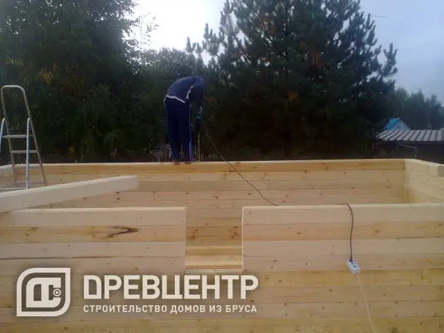 Строительство дома из профилированного бруса в Нижнем Новгороде — фото 1
