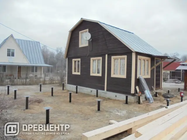 Строительство прируба из бруса — фото 1
