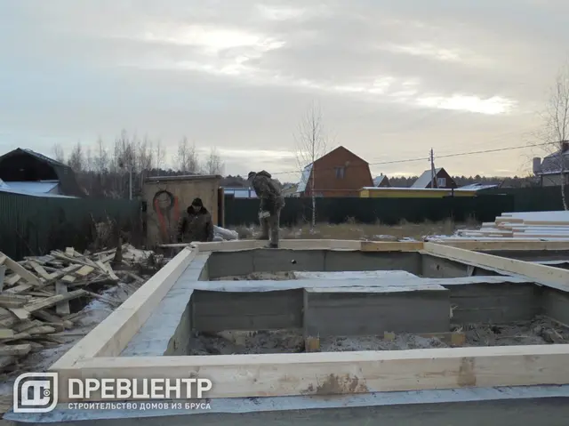 Строительство дома из бруса по проекту ДБ37 — фото 1