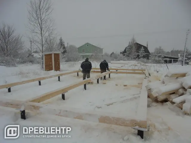 Строительство дома из бруса по проекту ДБ24 в Шатурском районе — фото 1