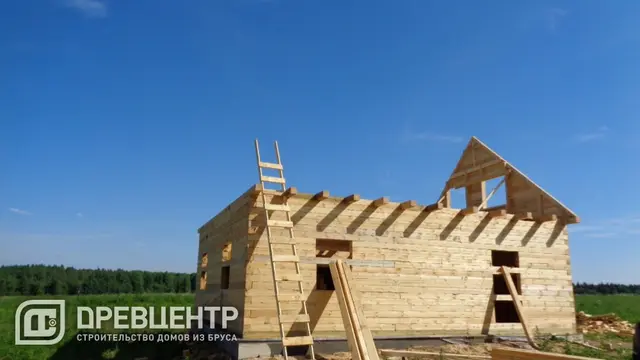 Строительство дома из бруса 8х10 в Сергиево - Посадском районе — фото 1