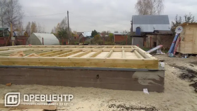 Строительство дома из бруса по проекту ДБ35 в Ногинском районе г.Электросталь — фото 1