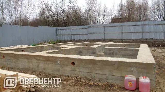 Строительство дома из бруса по проекту ДБ109 в Раменском районе д.Нижнее Велино — фото 1