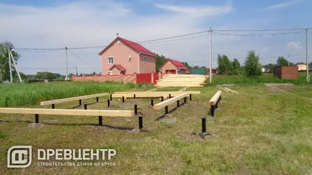 Строительство дома из бруса по проекту ДБ112 в Раменском районе село Кузнецовское — фото 1