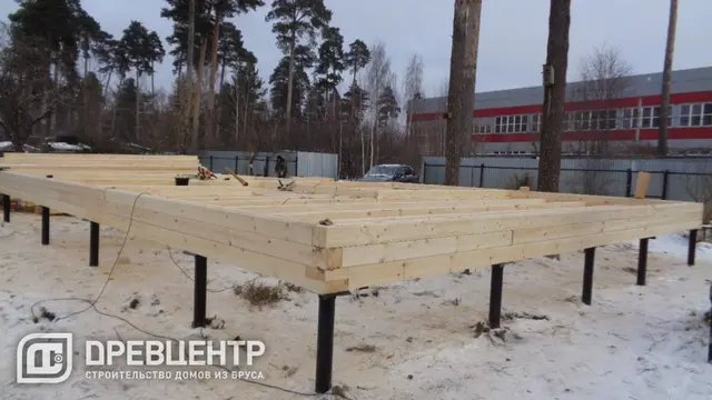Строительство дома из бруса по проекту ДБ48 в Ногинском районе г.Старая Купавна — фото 1