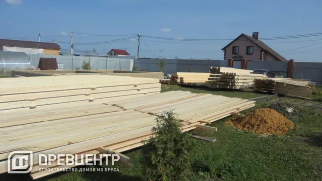 Строительство дома из бруса 6х9 в Раменском районе д.Клишева — фото 1