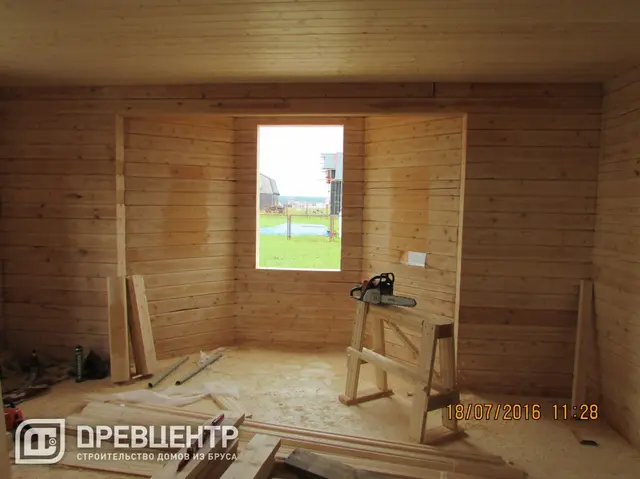 Отделка дома из бруса в Воскресенском районе — фото 1