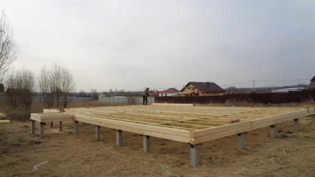 Строительство дома из бруса в Раменском районе с. Марково — фото 1