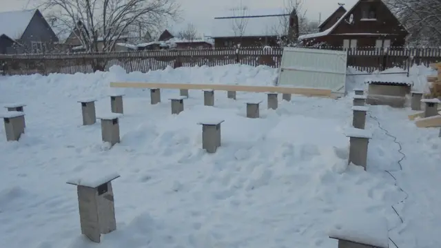 Строительство дома из бруса в Калужской области СНТ Надежда — фото 1